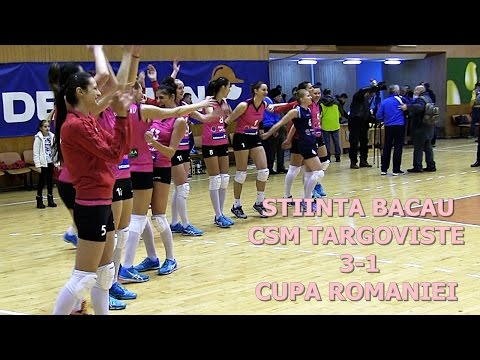 VOLEI: Stiinta Bacau – CSM Targoviste 3-1 (Cupa României)