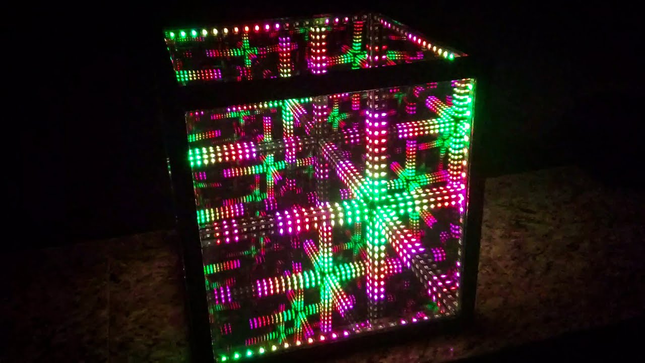 Set it off! The sound reactive HyperCube