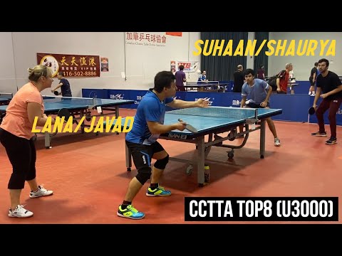 Suhaan [2230] /Shaurya vs Svetlana [1363] /Javad [1436] - U3000 Doubles Semi Final - CCTTA Top8