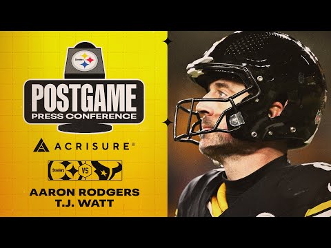 Rodgers & Watt Postgame Press Conference (Wild Card vs Houston Texans) | Pittsburgh Steelers