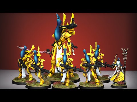 How to paint your Eldar army FAST AND GOOD - Paint a unit a day using this method!