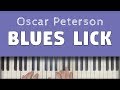 An Oscar Peterson Blues Lick You NEED To Learn! - PianoPig An Oscar Peterson Blues Lick You NEED To Learn!