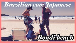 【ブラジル人の友人🇧🇷】とボンダイビーチでリラックスBondi beach com brasileiros.