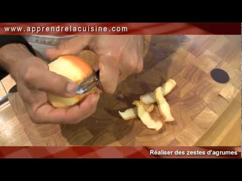 comment prendre zeste orange