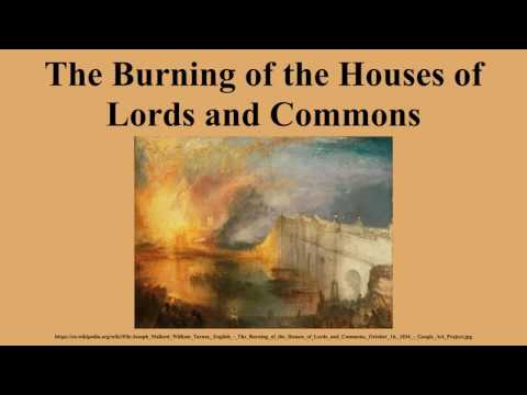 The Burning of the Houses of Lords and Commons