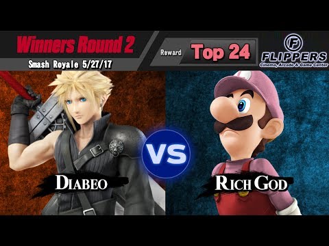 Smash Royale 5/27/17 - Winners Round 2 - SDi|Diabeo (Cloud) vs. RichGod (Luigi)