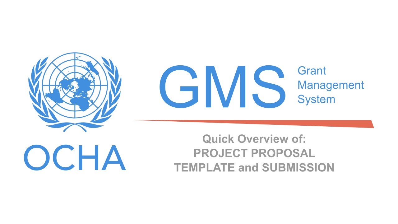 Implementing Partner Welcome Package: How to fill in and submit a project proposal on the GMS?