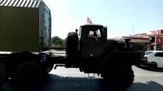 Bafra'dan Geçen Askeri Konvoy Merak Uyandırdı!