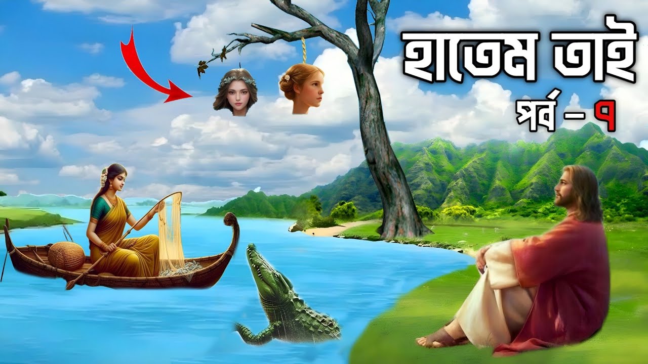 বিখ্যাত দানবীর হাতেম তাই এর ঘটনা (পর্ব - ৭) || হাতেম তাই এর জীবনী || Story Of Hatem Tai (Part - 7)