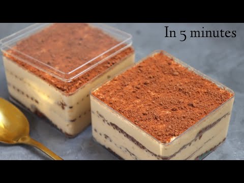 Chocolate coffee Dessert box | no bake | no egg