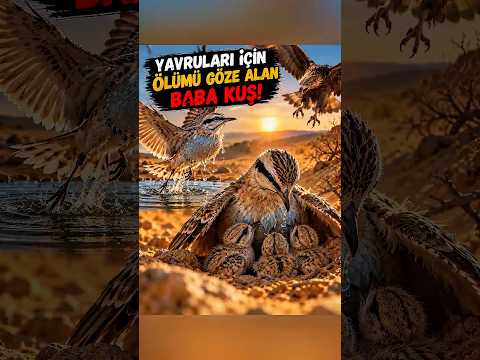 Bu Kuş Yavrularına Nasıl Su Taşıyor? #trendingshorts #shortsviral