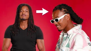 HOW TO RETWIST LOCS AND STYLE THEM | My brother does my hair