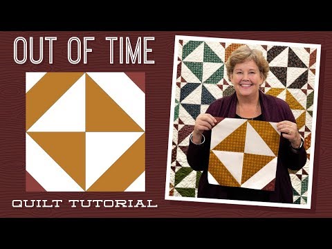 Make an Easy "Out Of Time" Hourglass Quilt with Jenny Doan of Missouri Star (Video Tutorial)
