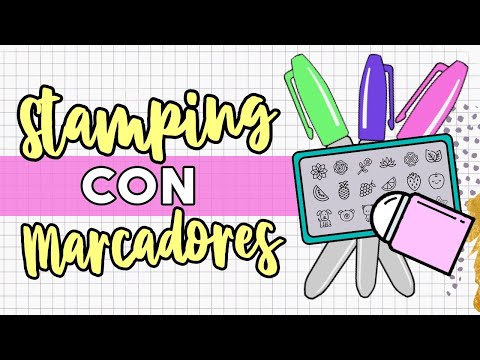 ¡UÑAS CON SHARPIE! · ESTAMPADO CON MARCADORES