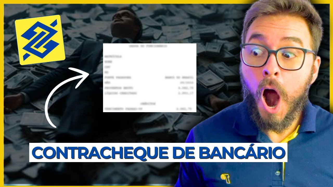 I SHOWED the NET SALARY of an employee of BANCO DO BRASIL | Paycheck and benefits