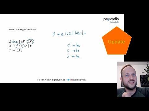 Toolbox Automata Theory #07 - Converting CF Grammar to Chomsky Normal Form (CNF) (Update)