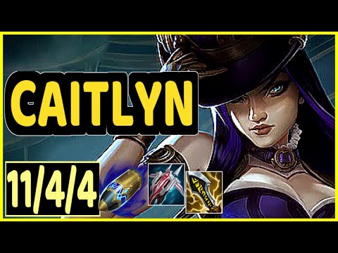CAITLYN VS MISS FORTUNE - 11/4/4 KDA ADC GAMEPLAY
