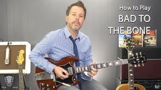 How to Play Bad To The Bone by George Thorogood Guitar Lesson