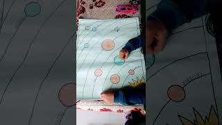 Easy Solar System chart making for kids.