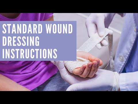 Image of Standard Wound Dressing Instructions video