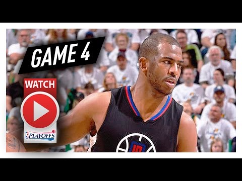 Chris Paul Full Game 4 Highlights vs Jazz 2017 Playoffs - 27 Pts, 12 Ast, 9 Reb