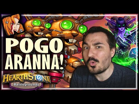 HOW I PLAY POGO ARANNA! (AND WIN?!) - Hearthstone Battlegrounds