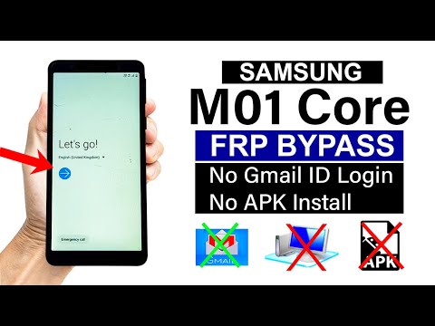 Samsung M01 Core (M013F) Google Account Remove | Very Easy Method (Without PC)