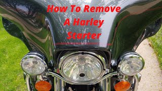 Harley  Touring Leaking Oil After Starter Install | How To Remove A Starter | 2008