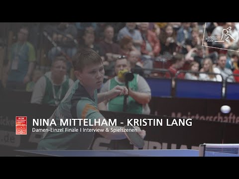 Nina Mittelham - Kristin Lang I Damen-Einzel Finale
