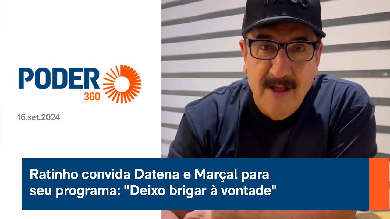 Ratinho convida Datena e Marçal para seu programa: "Deixo brigar à vontade"