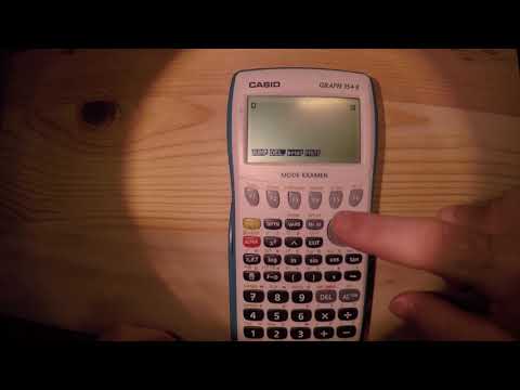 Comment mettre/débloquer sa calculatrice du mode examen