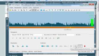 Audio schneiden - mp3DirectCut