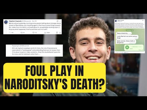 Is foul play involved in Daniel Naroditsky's death? Kramnik & Nihal Sarin spark suspicion