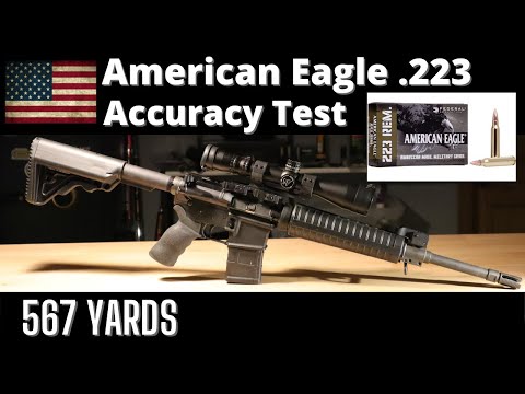 American eagle .223 accuracy tested at 567 yards | good to go for ammo shortage?