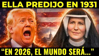 Esta profecía MÁS aterrador de Santa Faustina sobre el 2026 y hoy TODO cobra sentido