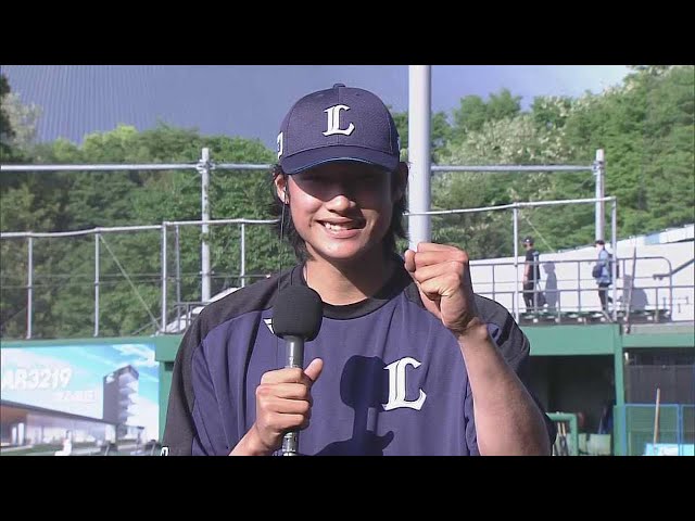 【ファーム】5月4日 ライオンズ・羽田慎之介投手 若獅子インタビュー