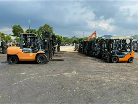 báo giá 1 số xe nâng cũ tại bãi và giới thiệu các xe nâng nhật bãi tồn kho