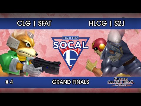 Fight For SoCal 4 - CLG | SFAT (Fox) VS HLCG | S2J (Falcon) - SSBM - Grand Finals
