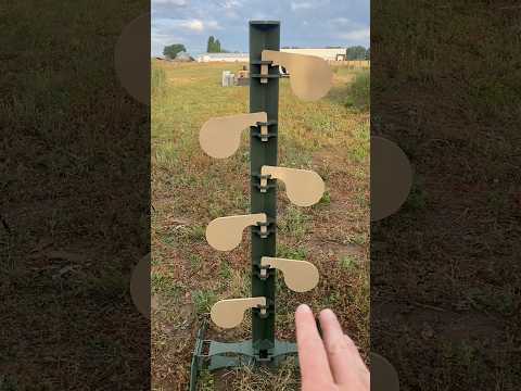 How A Dueling Tree Works. #steeltargets #shootingtargetsUSA #gun