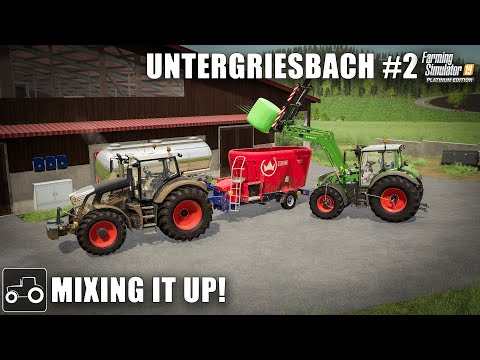 Mixing TMR, Selling Milk & Sowing Crops, Untergriesbach #2 Farming Simulator 19 Timelapse