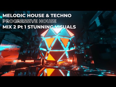 Melodic House & Techno DJ Mix 2 - Part 1 | Stunning VJ Visuals