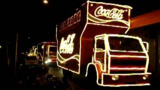preview picture of video 'Caminhão da Coca Cola-Natal- em São Joaquim da Barra São Paulo'