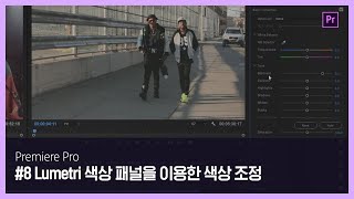 [프리미어 프로] #8 Lumetri 색상 패널을 이용한 색상 조정