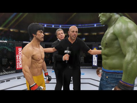 Bruce Banner vs. Bruce Lee - EA Sports UFC 4 - Epic Fight 🔥🐲