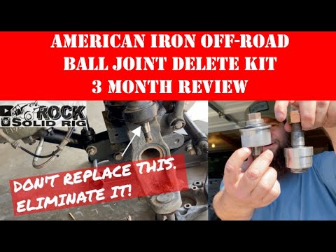American Iron Ball Joint Delete 3 Month Review | Rock Solid Rig