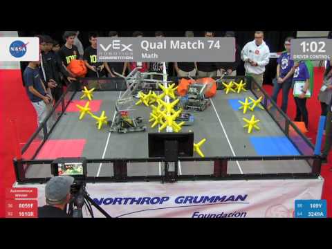 2017 VRC Math Q74 - 8059F 1010R vs 169Y 3249A - 37 to 25