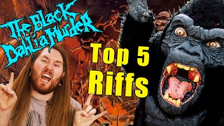 Top 5 The Black Dahlia Murder Riffs! 10th Anniversary of Nocturnal top extreme metal riffs!!