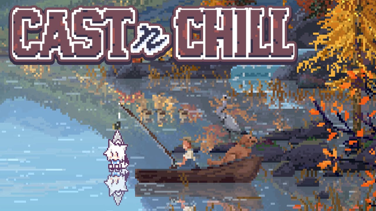 【Cast n Chill】朝のチルい釣りゲームをする。This fox is always fishing🦊【白上フブキ/ホロライブ】