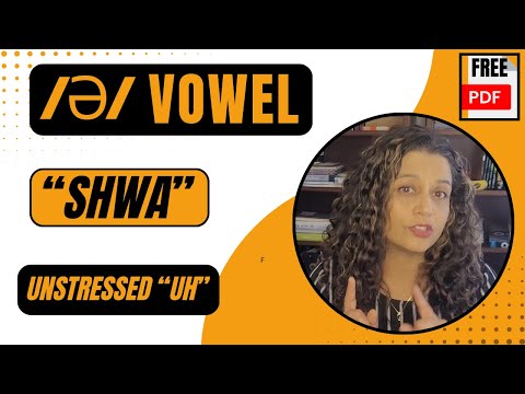 Perfect your English. "Shwa" /ə/. The most common vowel sound in English.  Bonus PDF. | Bakul Soman