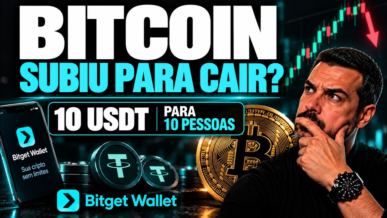 Atenção Bitcoin Agora Subiu Para Cair ? 10 Usdt Para 10 Pessoas